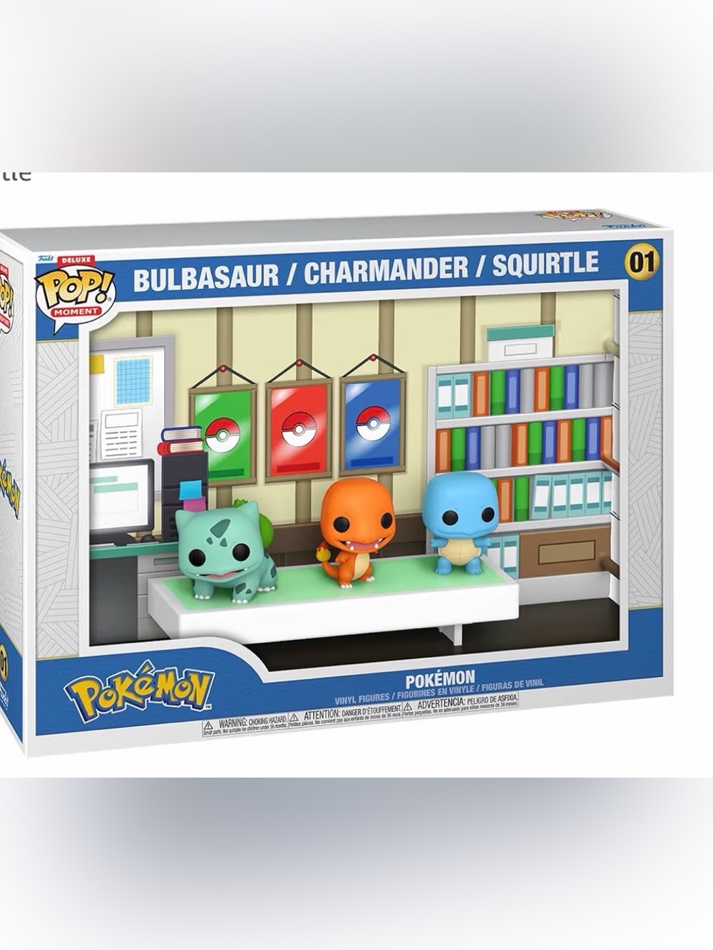 Funko Pokémon Bulbasaur Charmander Squirtle Pop! Set - Green, Orange, Blue NWT